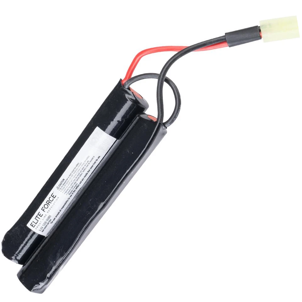 Umarex 9.6V 1200mAh NiMH Batería y Cargador Airsoft Batería Kit, Elite Force Foto 3 de 4