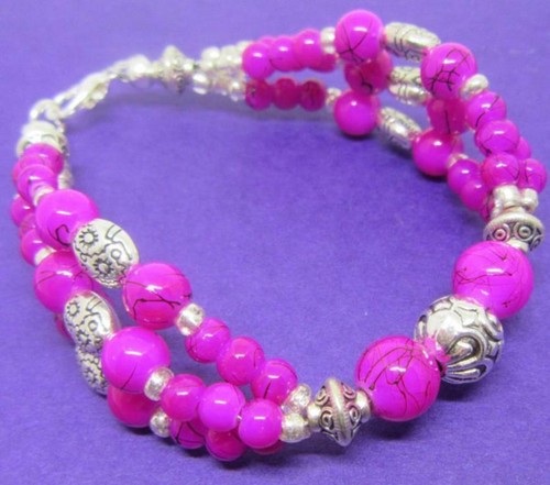RHAPSODY GLASPERLEN ARMBAND SCHMUCKHERSTELLUNGSSET VOLLFOTO ANLEITUNG - Bild 4 von 11
