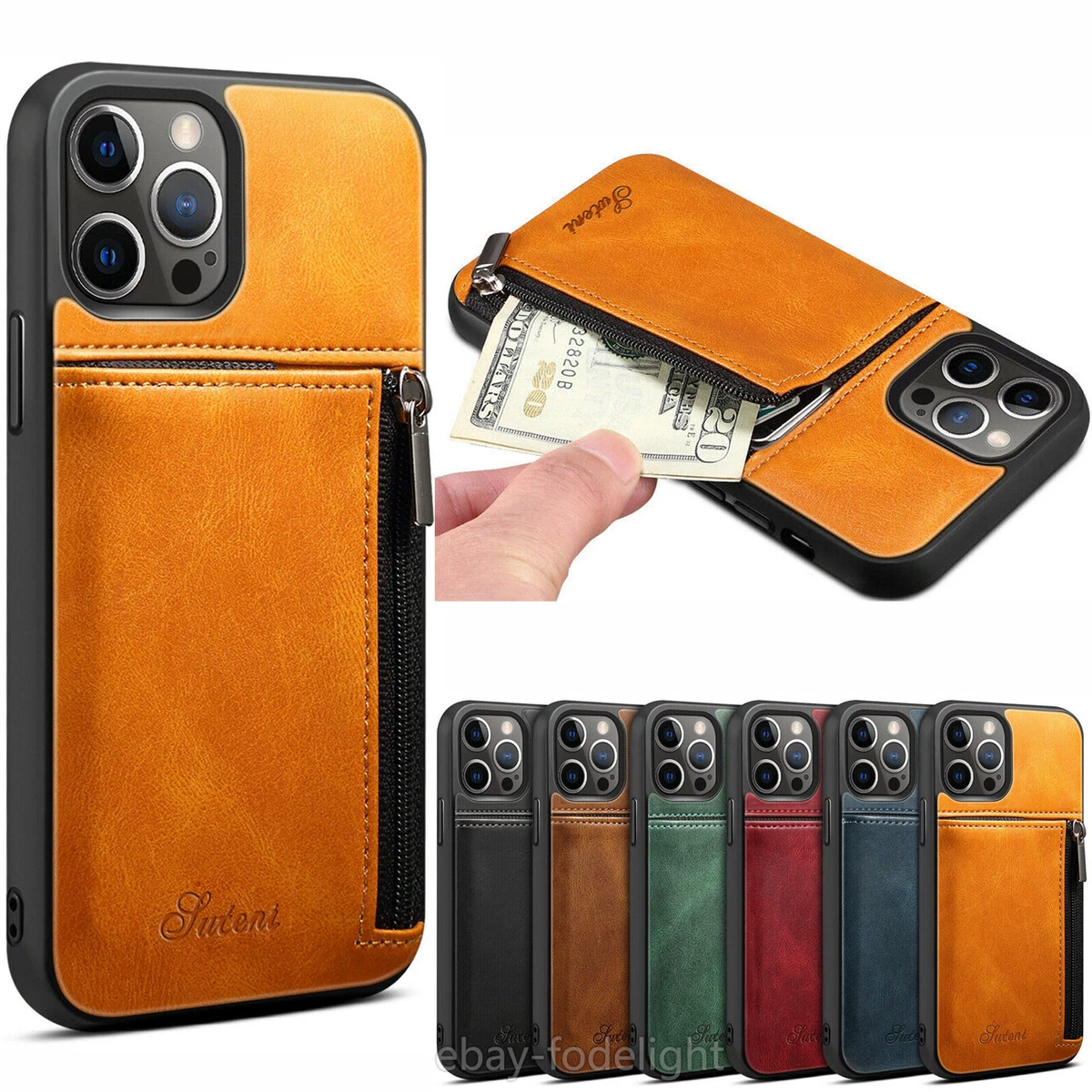 iPhone 13 Pro Max Louis Vuitton Zipper Wallet Folio Case - Luxury Phone Case  Shop