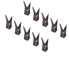 10 - Hensley Style Twin Tiger Bucket Rock Tooth - X156WTL 