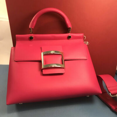 Roger Vivier pink VIV Cabas Ledertasche / Leder bag, Neu / unbenutzt
