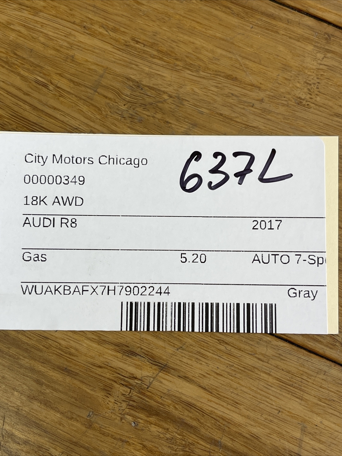 2017-2022 Audi R8 Acceleration Yaw Rate Speed Combination Sensor OEM