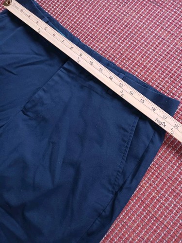 Perry Ellis Pants Mens 33x32 Navy Blue Straight Chino Read - Picture 3 of 6
