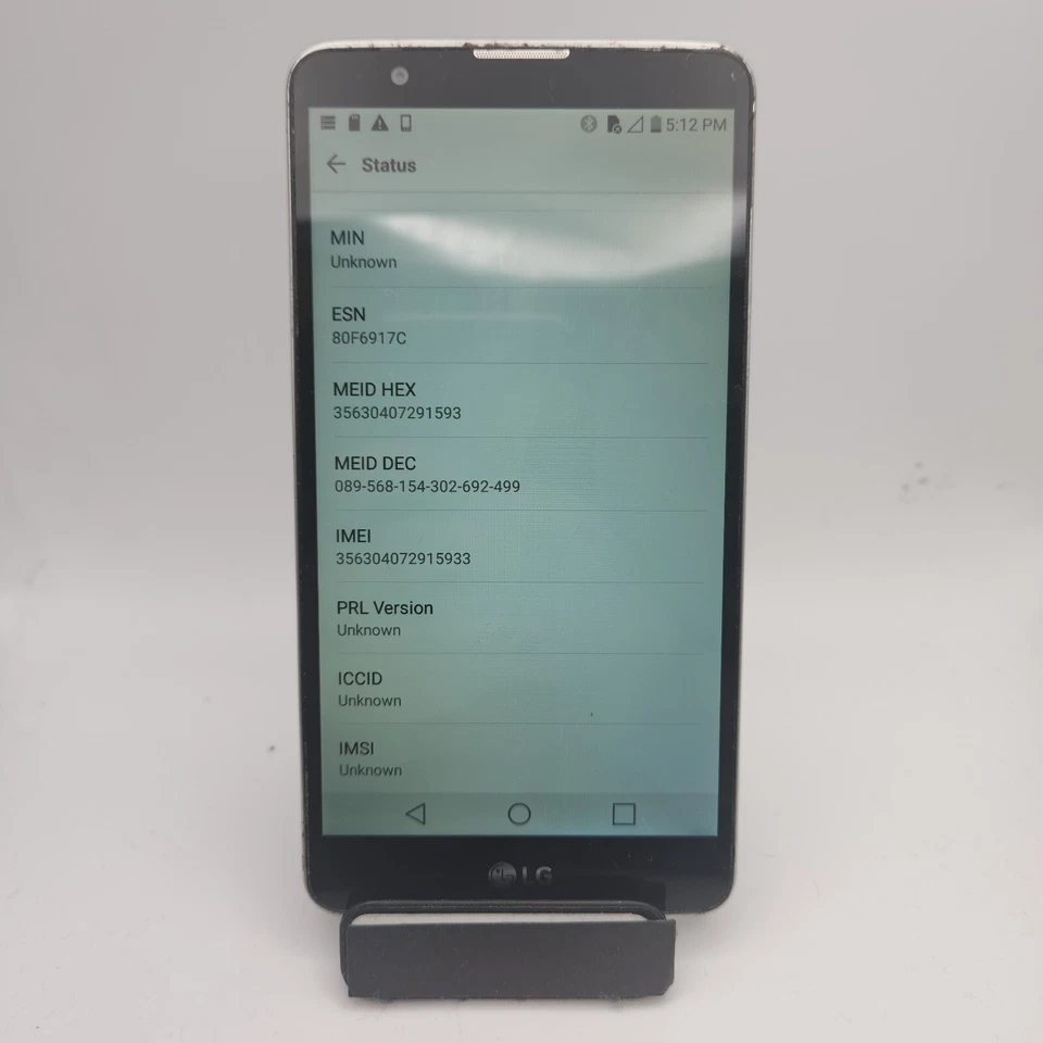 LG Stylo 2 LS775 Smartphone (Sprint) - 16GB Black - NO COVR #1312 - Image 2 of 4