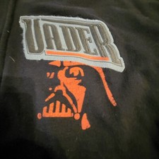 Disney Parks Star Wars Darth Vader Zip Sweatshirt Size XL Large Print Back Hit