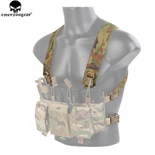 Kit de arnés X para plataforma torácica EMERSON Tactical D3CRM Molle Correas de hombro Suspendedor - Imagen 2 de 13