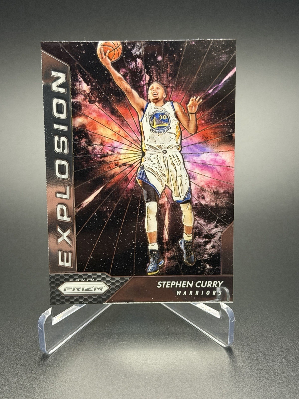 2016-17 Panini Prizm - Explosion Stephen Curry #17 Golden State Warriors