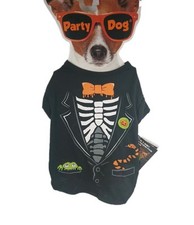 Halloween Pet T Shirt Skeleton Choice Small or Medium New