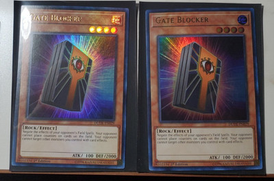TWO Gate Blocker - DUDE-EN029 - Ultra Rare - 1st Edition - Near Mint