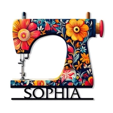 Personalized Sewing Metal Sign – Custom Name Wall, Craft Room, Sewing Room, S...
