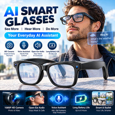 AI Smart Glasses 8K Camera 4K Video Touch Bluetooth Voice Translation Sunglasses