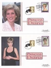 GB Selection of 22 x Westminster Princess Diana mainly double-dated FDC's