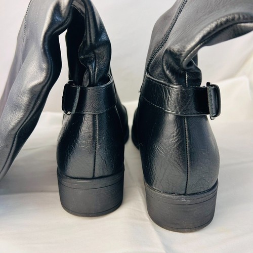 #8368 CROFT BARROW BLACK WOMENS BOOTS SIZE 8.5 - Picture 4 of 6