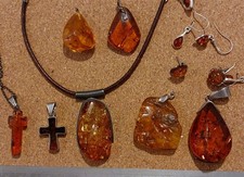 Natural Baltic Amber Jewellery Lot