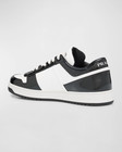 100% AUTHENTIC NEW MEN PRADA DOWNTOWN LOGO BLACK/WHITE SNEAKERS UK 8/US 9 D — photo 7