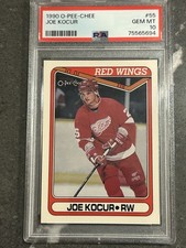 Joey Kocur 1990 OPC #55 Rookie Card PSA 10 Detroit Red Wings Legend