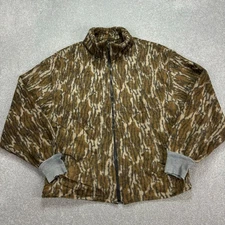 RealTree Jacket Adult Large Brown Work Wear Camo Hunting USA Coat 90s Mens*