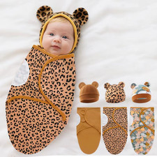 Soft Cotton Baby Swaddle Blanket Newborn Sleep Wrap Sack Infant Cocoon Bedding