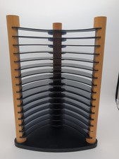 Vintage Atlantic DVD Game Blu-Ray Storage Rack Tower Holds 15 Discs RARE
