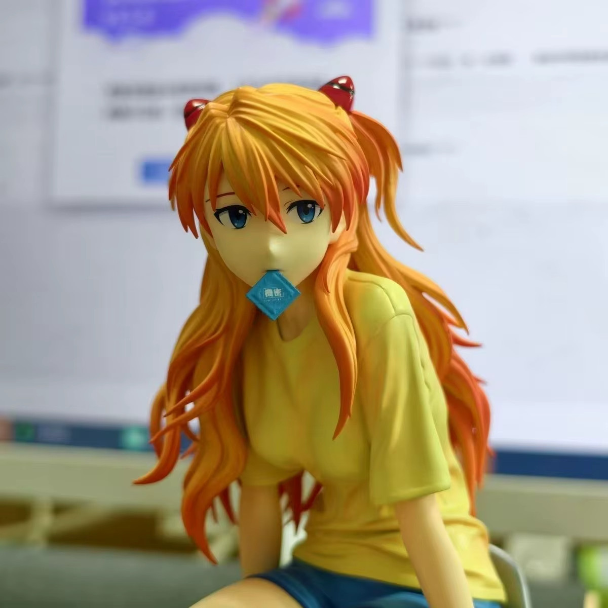 Figura Anime NEON GENESIS EVANGELION Asuka Langley Soryu Modelo PVC