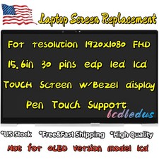 For HP Envy X360 15-FE0XXX 15-FE1XXX 15T-FE0XXX FHD LCD Touch Screen Assembly