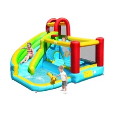 BOUNTECH Inflatable Water Slide Bounce House, 6 in 1 Kids Water Bouncy Castle...