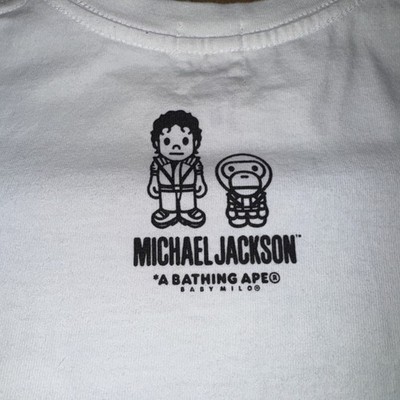 Bape Kids X Micheal Jackson Baby Milo Tee Size 110 PREOWNED | eBay
