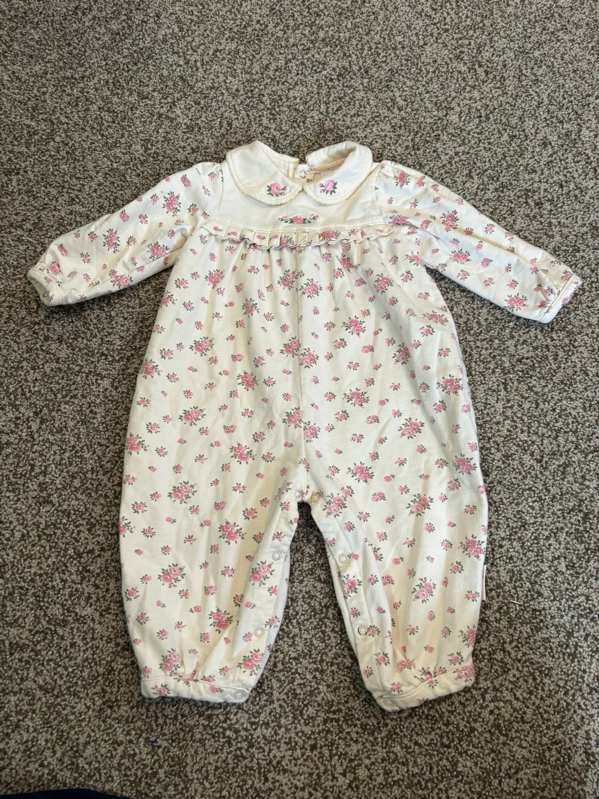Baby Girl Clothes Little Me 18 Months Vintage Floral Smocked Embroidered Outfit
Opens in a new windo