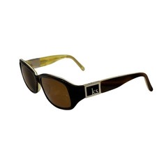 Kate Spade Women s Brown Rectangle Sunglasses KS Logo 53-17 135 "FRAMES ONLY"