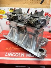 Weiand Ford 429 460 Cj Scj Boss 2x4 Tunnel Ram Intake Manifold Holley 600 1850-4 Weiand Ford 429 460 Cj Scj Boss 2x4 Tunnel Ram Intake Manifold Holley 600 1850-4