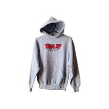 Jerzees Super Sweatshirt Hoodie Nublend M Gray Mens Pullover Logo 0706