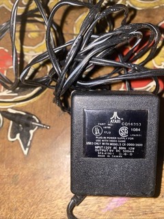 Atari 2600 CX 2000 Power Cord Original OEM Part No CO16353