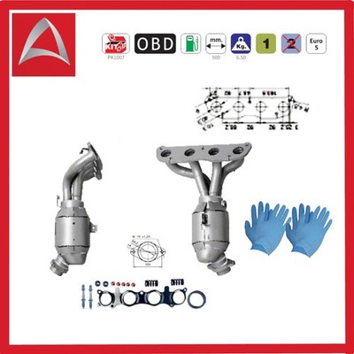 Catalytic Converter Front Exhaust System for Nissan Qashqai +2 I - 2.0