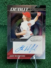 2021 Panini Prizm Baseball Debut Signatures Jake Woodford #DS-JW (RC)