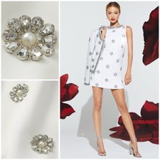 ALICE + OLIVIA Clyde Crystal Mini Dress $695 NWT Size 2