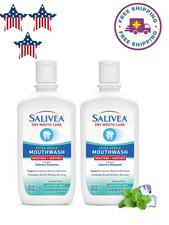 Dry Mouth Relief Mouthwash, Soothing Mint with Natural Enzymes, Fresh Breath 2ps
