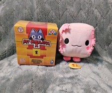 ROBLOX Big Games Pet Simulator X AXOLOTL Plush W/ CODE Brand New