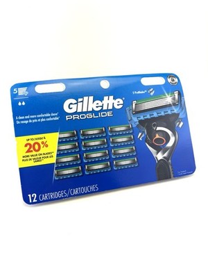 Gillette ProGlide Refill 12 Cartridges 5 Blade. New. Sealed.
