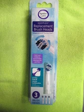 Signature Care EasyFlex Replacement 3 Brush Heads fits Oral B Power Toothbrushes