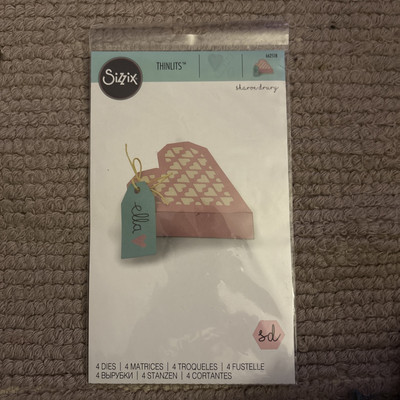 Heart Box Sizzix Thinlits Stanzenset von Designerin Sharon Drury 