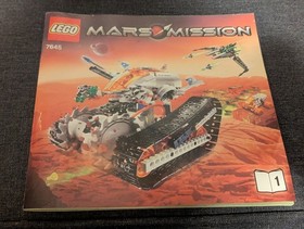 100% complete w/ manuals Lego Mars Mission set 7645 MT-61 Crystal Reaper