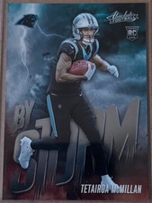 Panini 2025 Absolute Tetairoa McMillan #16 By Storm Rookie Insert Panthers NFL