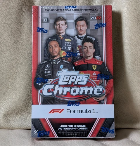 2022 Topps Chrome Formula 1 Hobby Box | Factory Sealed | 18 Packs