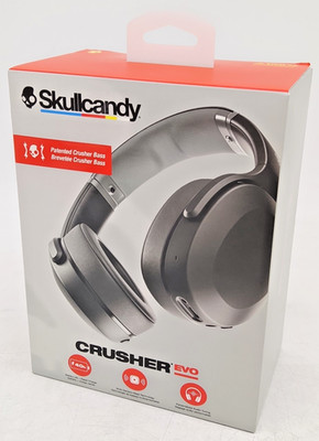 SKULLCANDY Crusher Evo kabellose Over-Ear-Kopfhörer mit sensorischem Bass (schwarz)