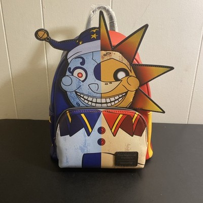Nwt Five Nights At Freddys Security Breach Mini Backpack Sun Moon Fnaf Loungefly