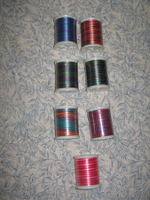 7 Spools Superior Threads Rainbow Trilobal Polyester Machine Embroidery Quilting