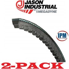 2-PACK JASON AX47 Cogged Classical V-Belt 1/2" Wide x 47" Inside, 49" Outside