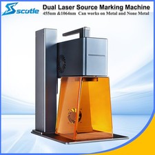450nm & 1064nm Dual-Light Laser Source Laser Engraver Metal Marking Machine 2IN1