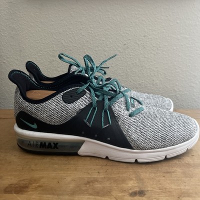 NIKE AIR MAX SEQUENT 3 921694 100 HYPER JADE MEN'S RUNNING SHOES Size 11.5