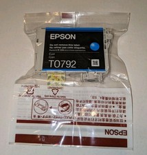 Genuine Epson Ink - T0792 CYAN / NEW SEALED